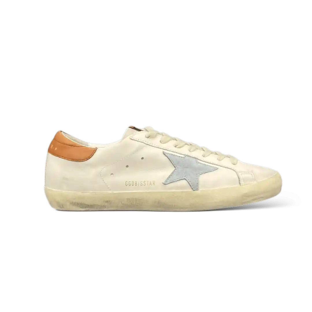 0000001425 Golden Goose Super Star Blanc/Marron/Bleu 43